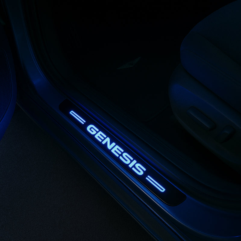 LED Illuminated Door Sills-Car Door Sills