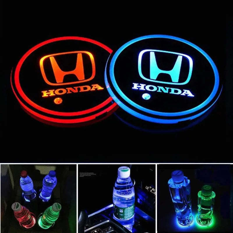 Honda LED Car Cup Holder Lights-Car Door Sills