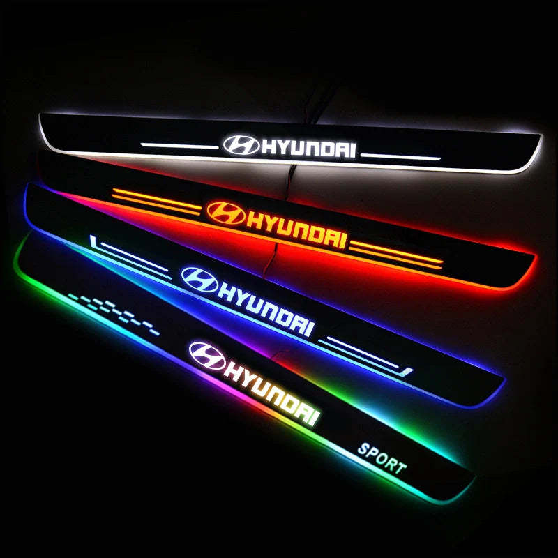 Custom Deluxe Illuminated Led Car Door Sill Lights-Car Door Sills