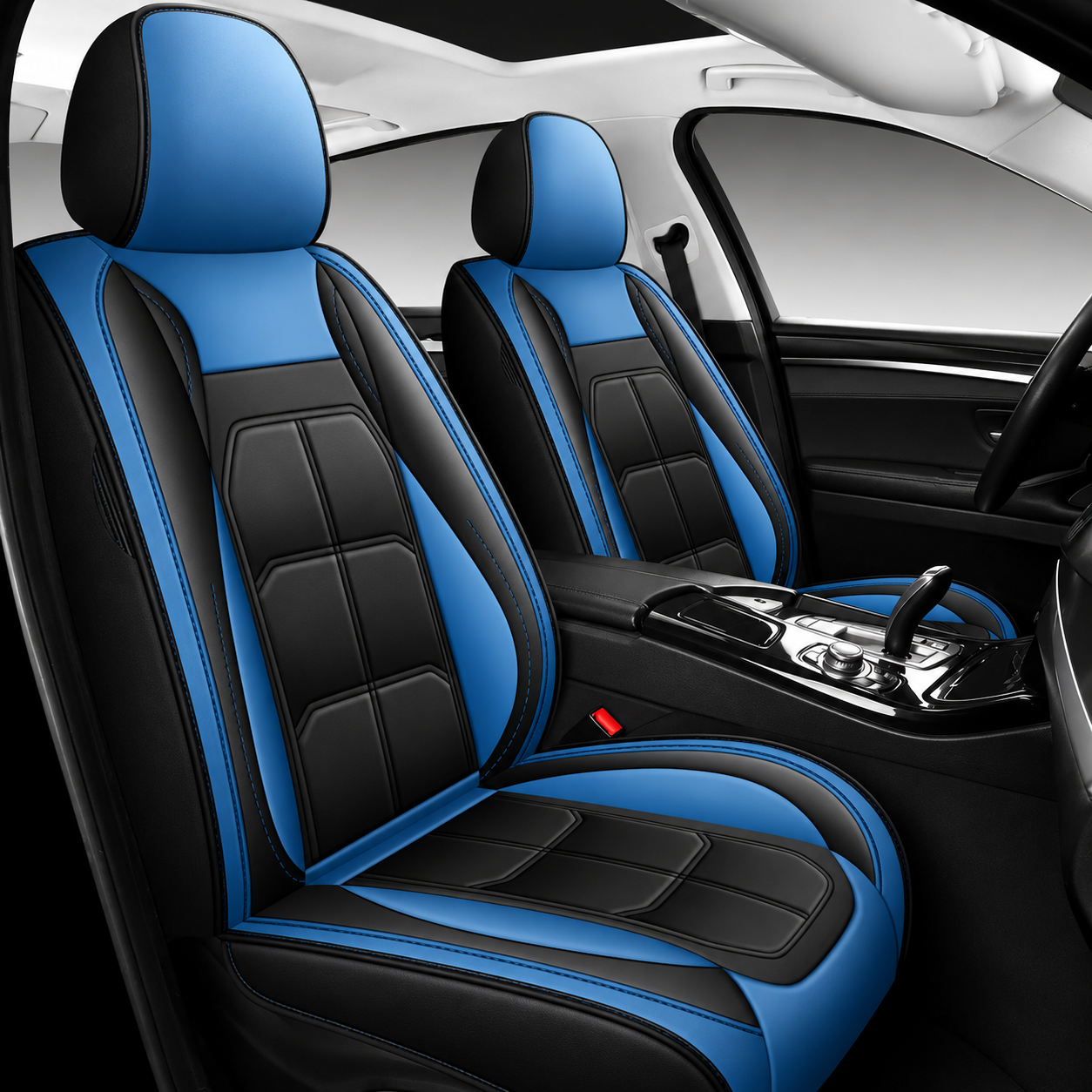 2 Pieces Universal Comfortable Car Seat Cover