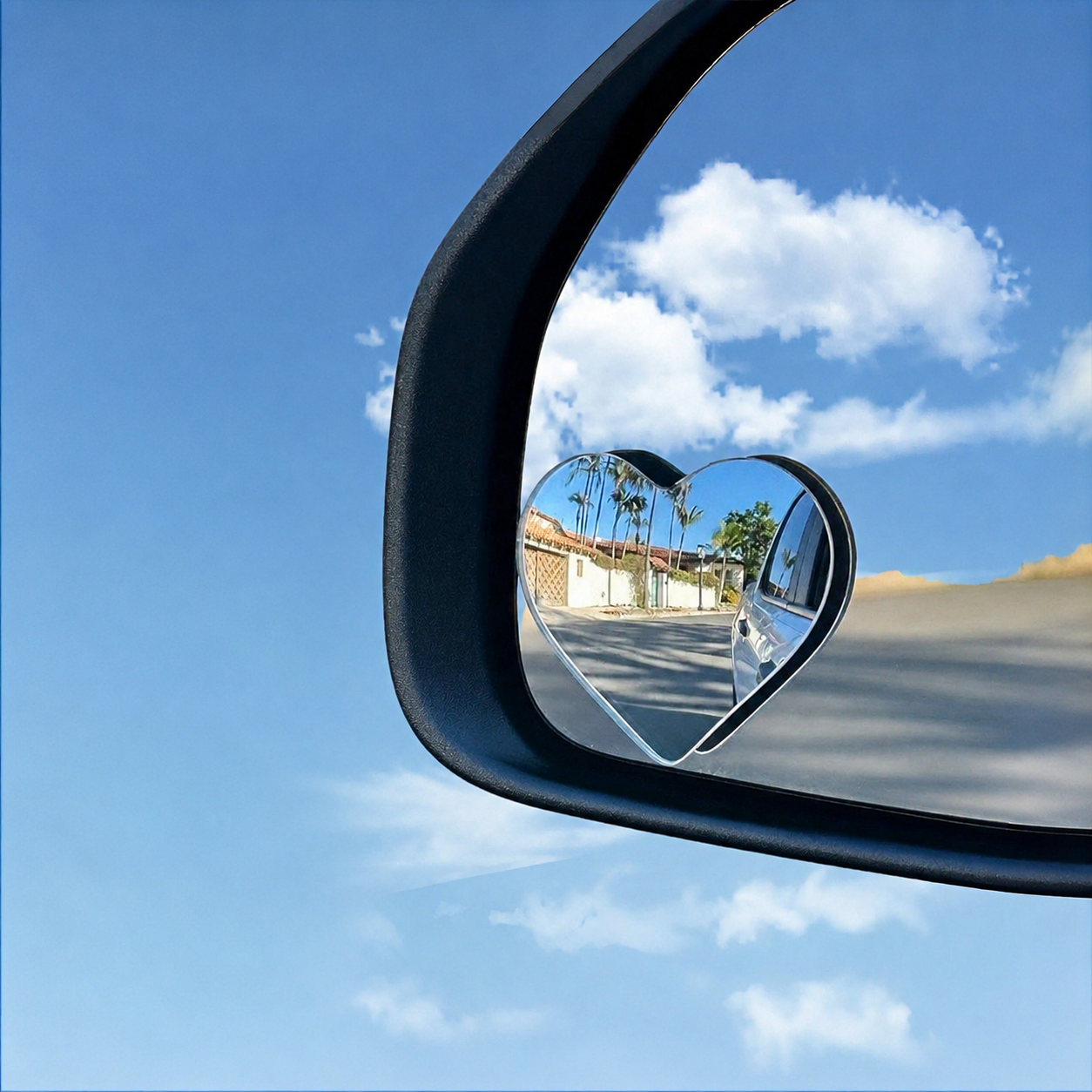 Frameless Wide Angle Blind Spot Mirror For Car Rearview And Easy Parking