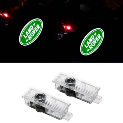 Set Of 2 Land Rover LED Car Door Lights-Car Door Sills