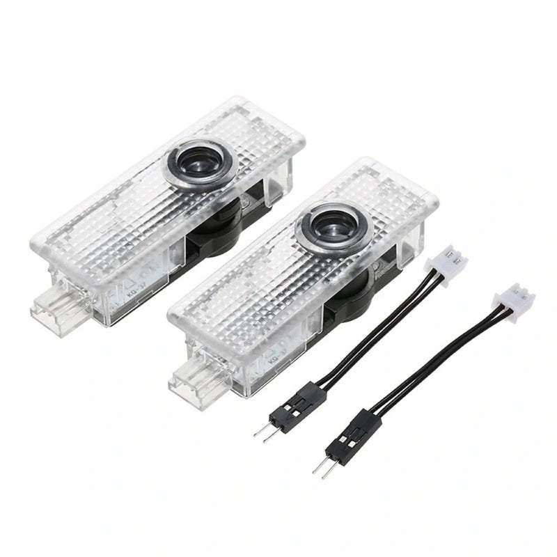 Set Of 2 Land Rover LED Car Door Lights-Car Door Sills