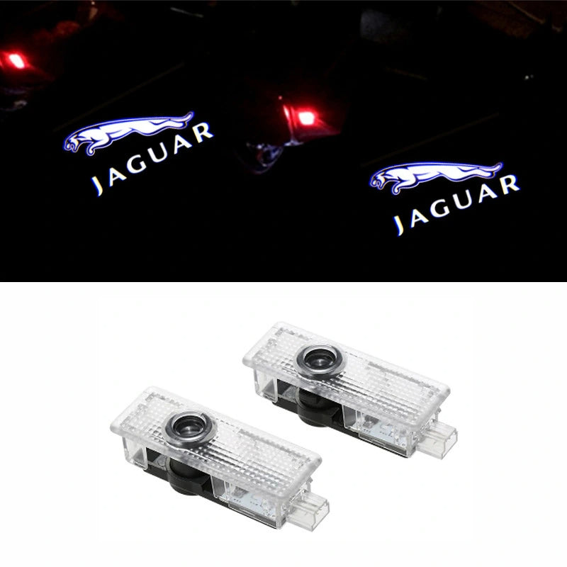 Set Of 2 Jaguar Car Door Light-Car Door Sills