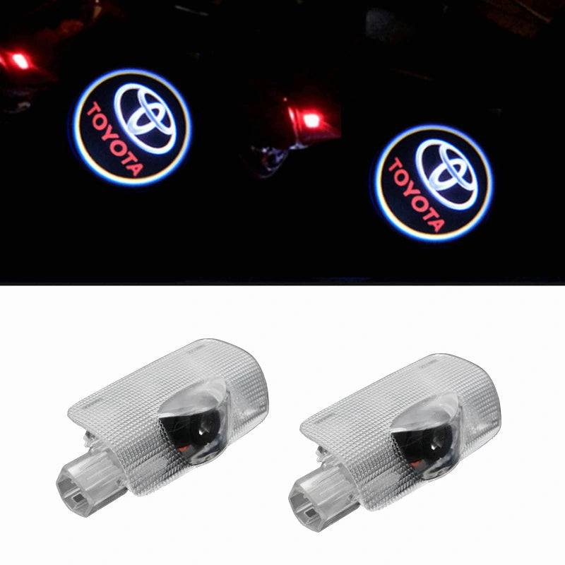 Set Of 2 Toyota Car Door Shadow Lights-Car Door Sills