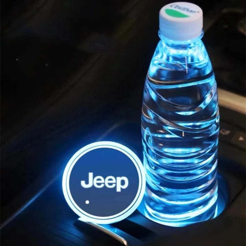 Jeep Car Cup Holder Lights-Car Door Sills