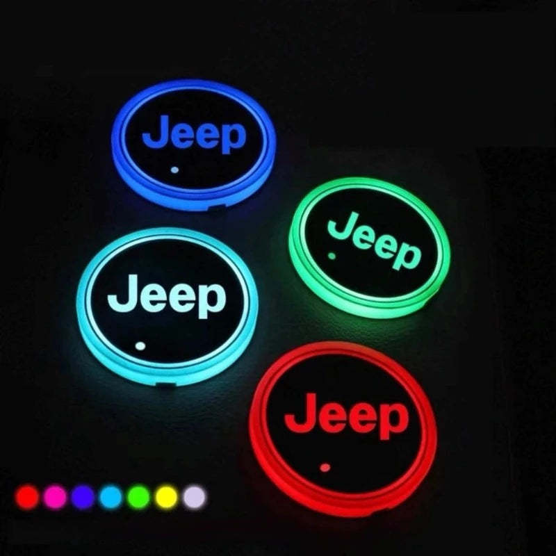 Jeep Car Cup Holder Lights-Car Door Sills