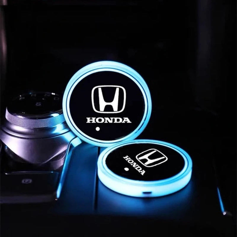 Honda LED Car Cup Holder Lights-Car Door Sills