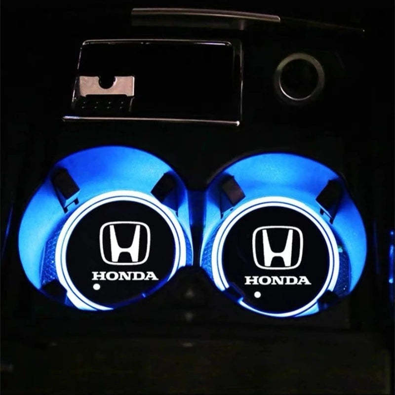 Honda LED Car Cup Holder Lights-Car Door Sills