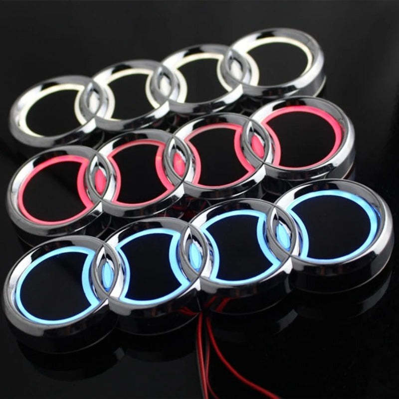 Audi Logo Badge LED Light-Car Door Sills