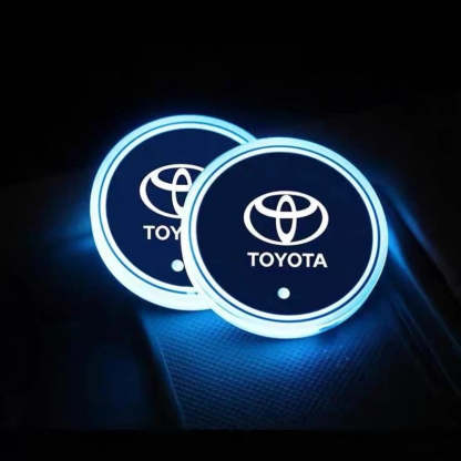 Toyota Car Coaster Cup Holder Lights-Car Door Sills