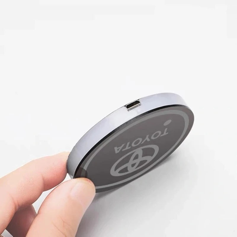 Toyota Car Coaster Cup Holder Lights-Car Door Sills