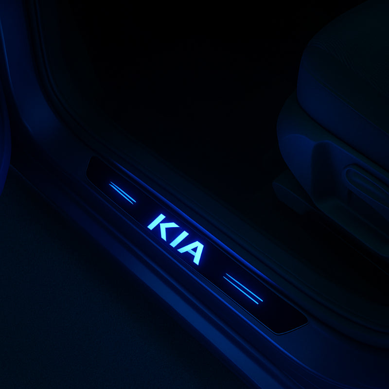 LED Illuminated Door Sills-Car Door Sills