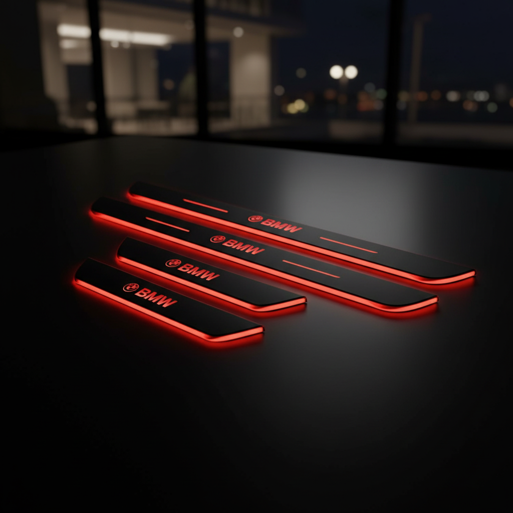Custom Deluxe Illuminated Led Car Door Sill Lights