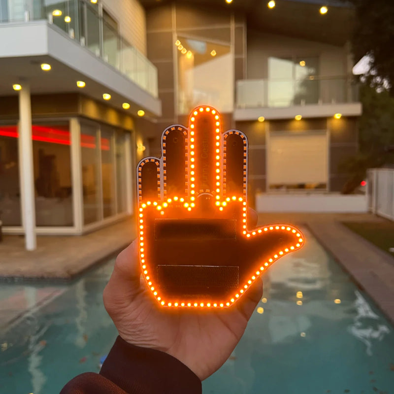 LED Gesture Control Car Sign-Car Door Sills