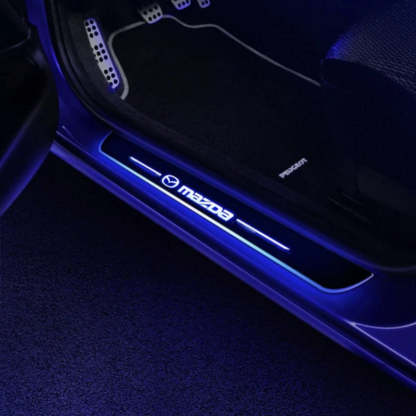 LED Wireless Illuminated Mazda Door Sills-Car Door Sills
