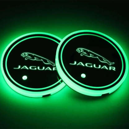 Jaguar Car Cup Holder Lights-Car Door Sills