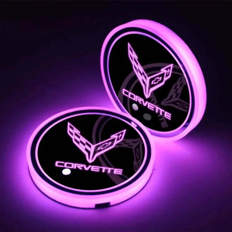 LED Corvette Cup Holder Lights-Car Door Sills