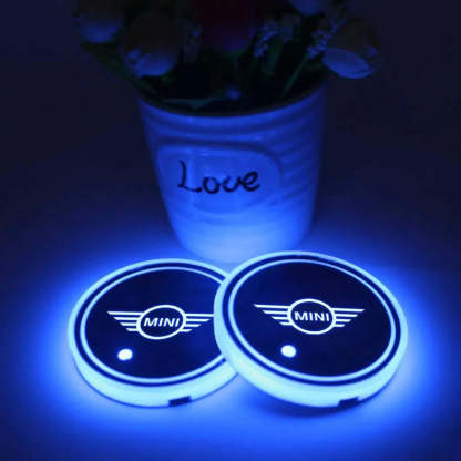 Mini Cooper Car Cup Holder Lights-Car Door Sills