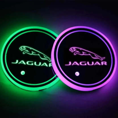 Jaguar Car Cup Holder Lights-Car Door Sills