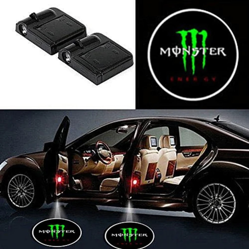 Monster Energy Car Door Lights-Car Door Sills