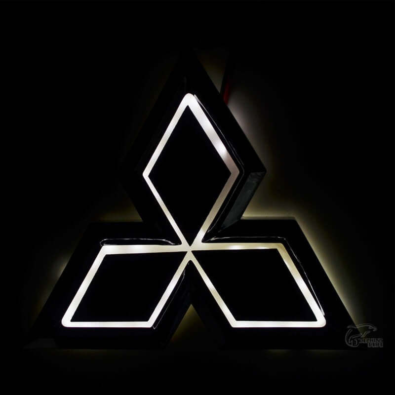 LED Mitsubishi Emblem Light-Car Door Sills