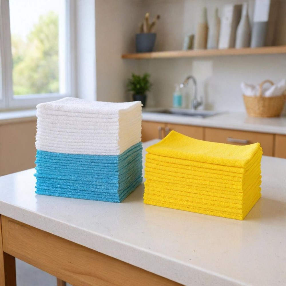 Non Abrasive Microfiber Cleaning Cloths 