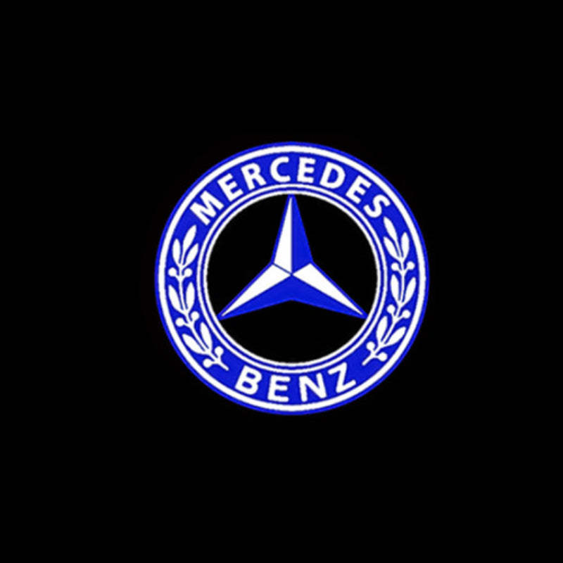 Set Of 2 Mercedes Benz Door Projector Light-Car Door Sills