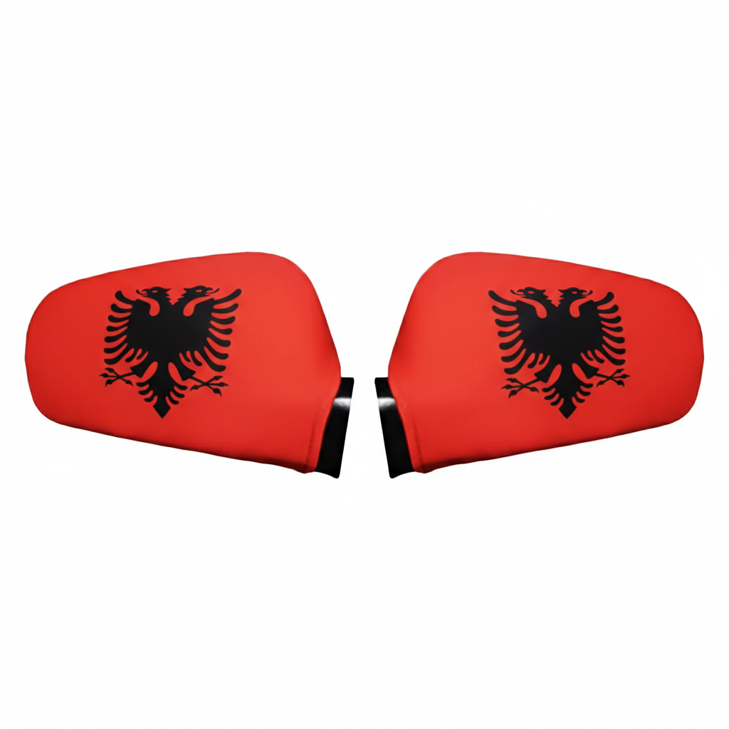 Official FIFA 2026 Albania Car Mirror Flag