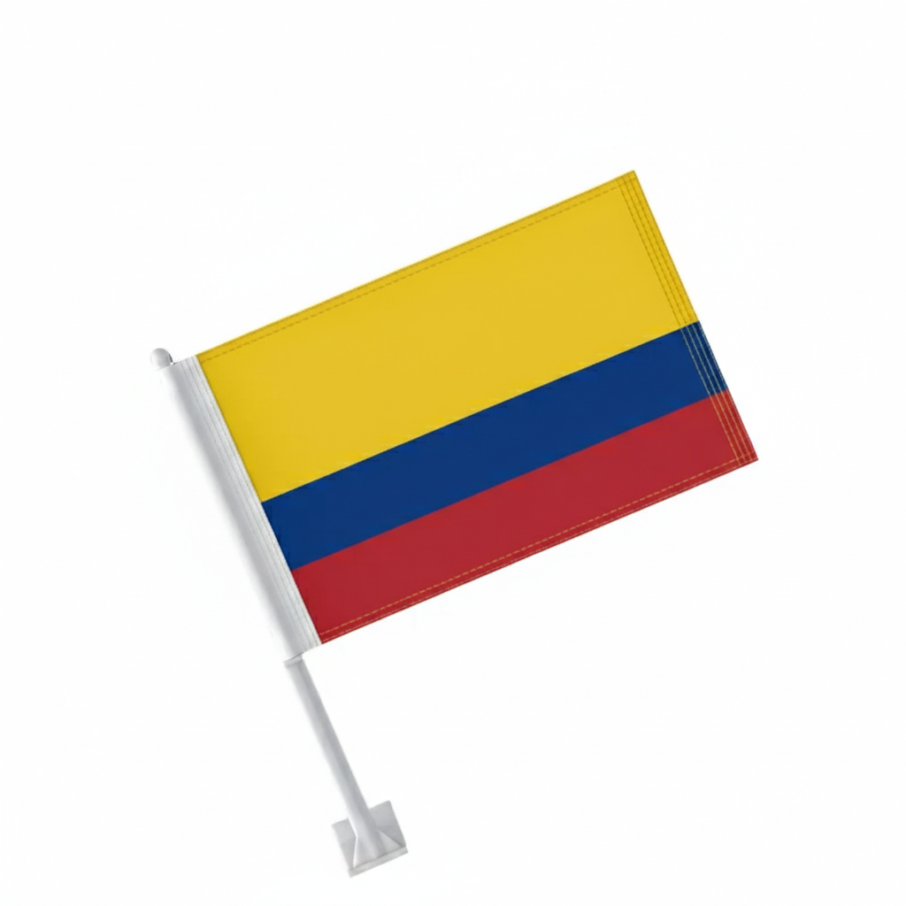 Official FIFA 2026 Colombia Car Flag