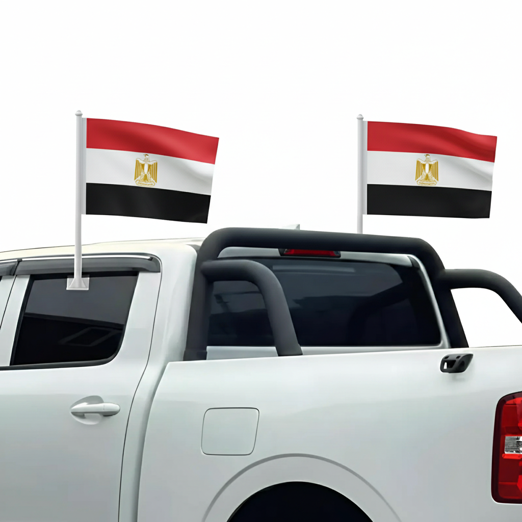 Official FIFA 2026 Egypt Car Flag