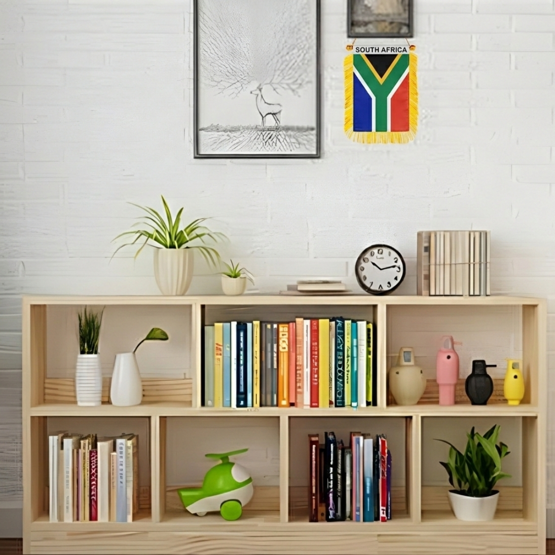 Official FIFA 2026 South Africa Car Window Mini Decorative Flag