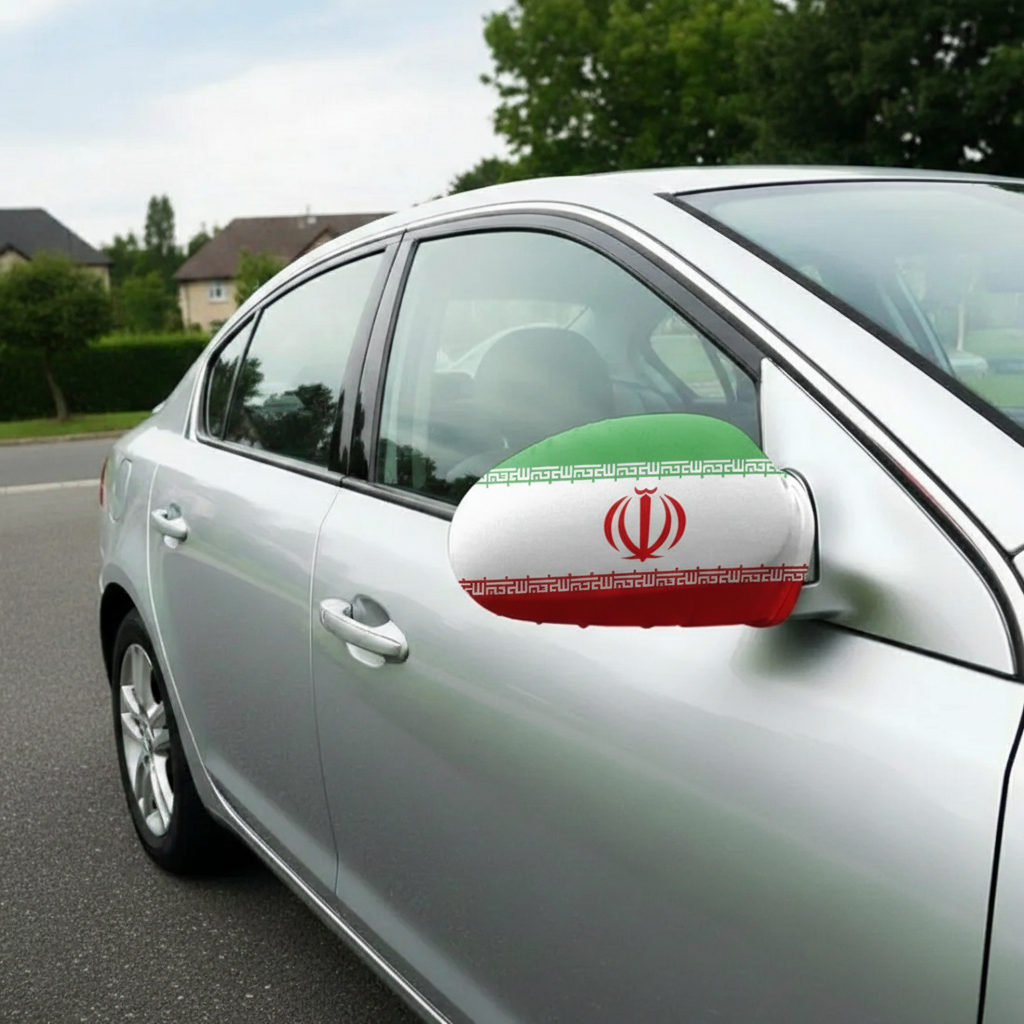 Official FIFA 2026 Iran Car Mirror Flag