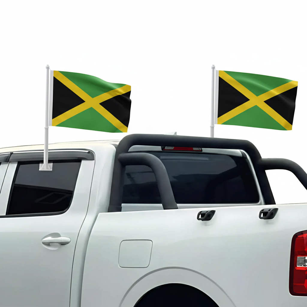 Official FIFA 2026 Jamaica Car Flag