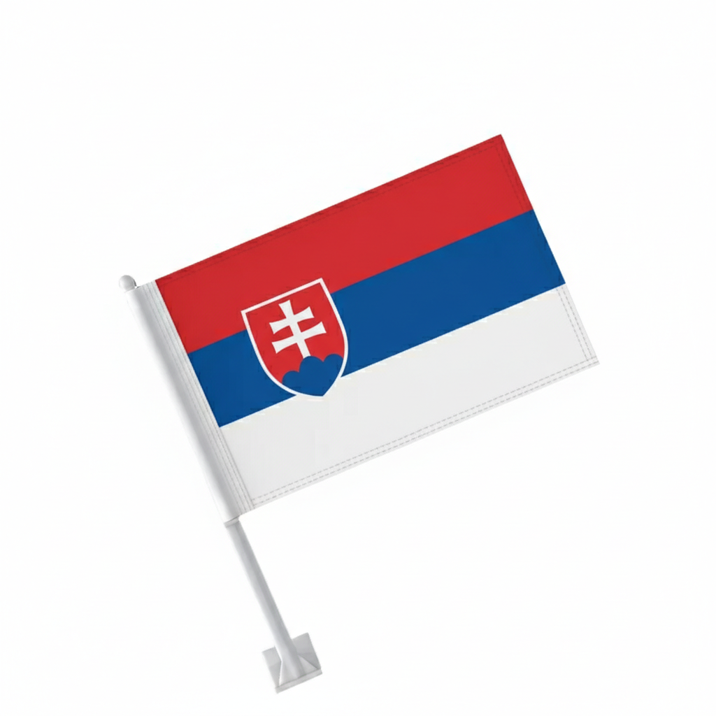 Official FIFA 2026 Slovakia Car Flag