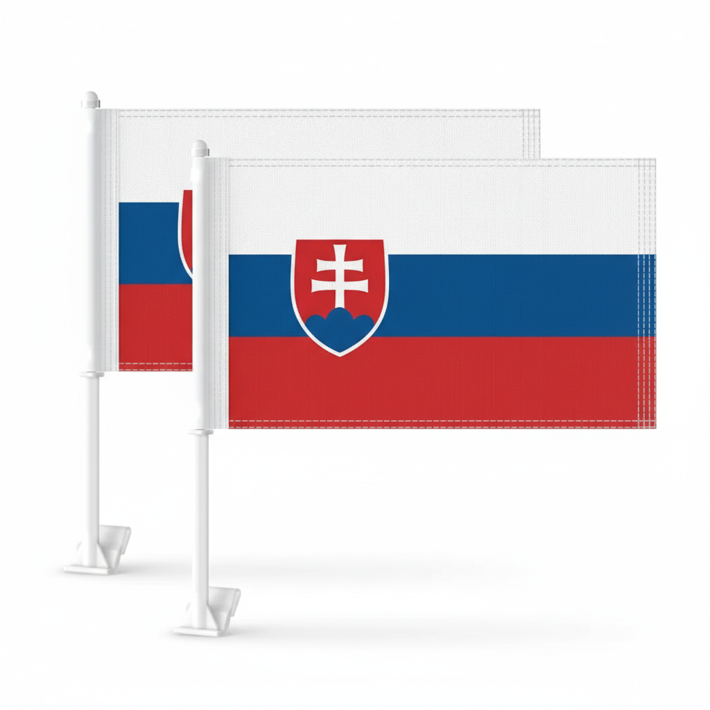 Official FIFA 2026 Slovakia Car Flag