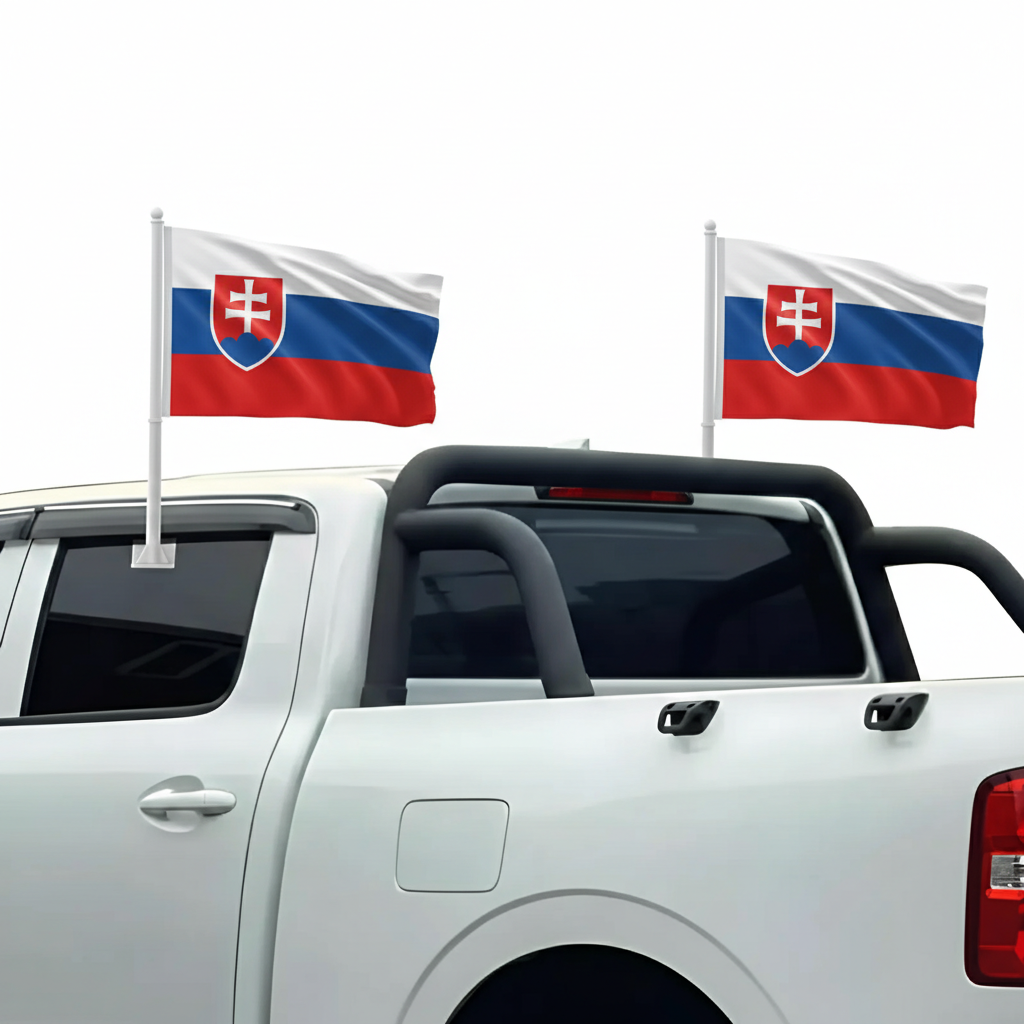 Official FIFA 2026 Slovakia Car Flag