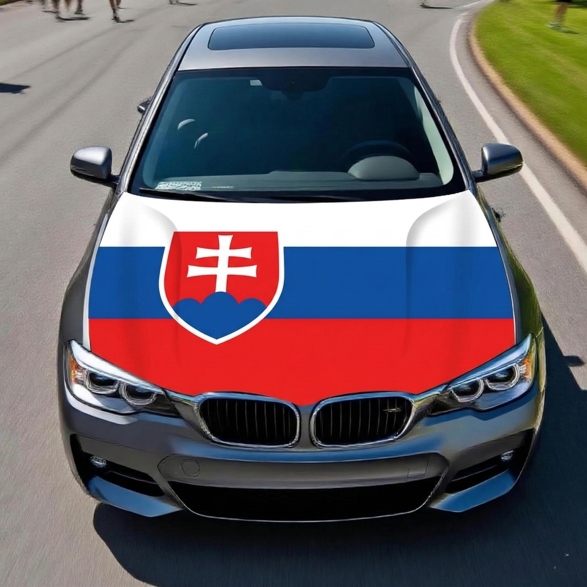 Official FIFA 2026 Slovakia Flag Car Hood Cover