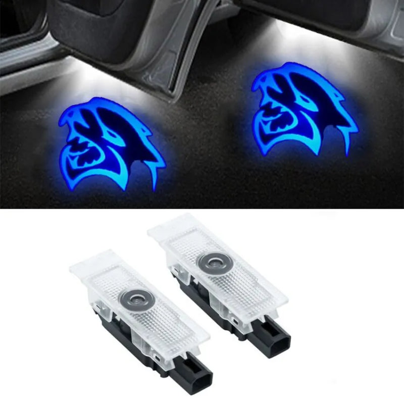 Blue Hellcat Car Door Light-Car Door Sills