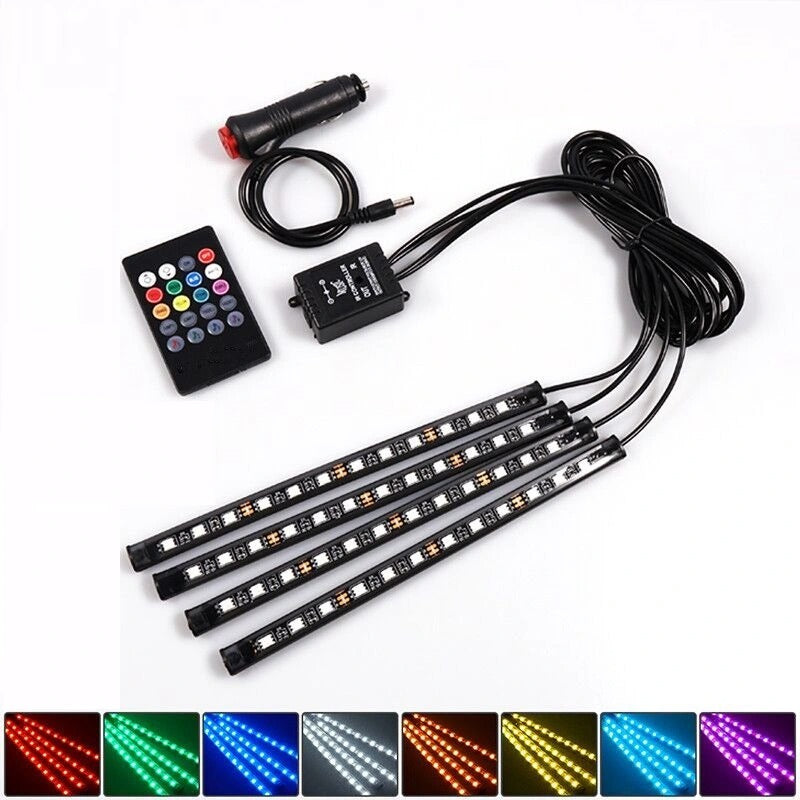 Car Interior LED Ambient Lights-Car Door Sills