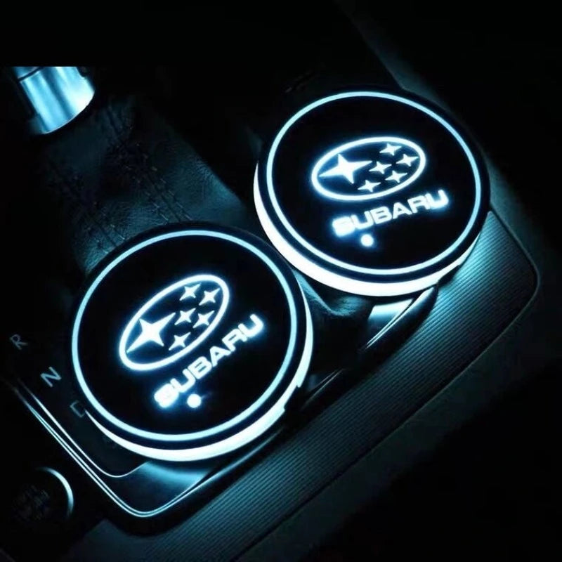 Subaru Car Cup Holder Lights-Car Door Sills