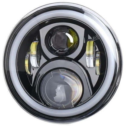 Set Of 2 RGB Headlights For Jeep Wrangler-Car Door Sills