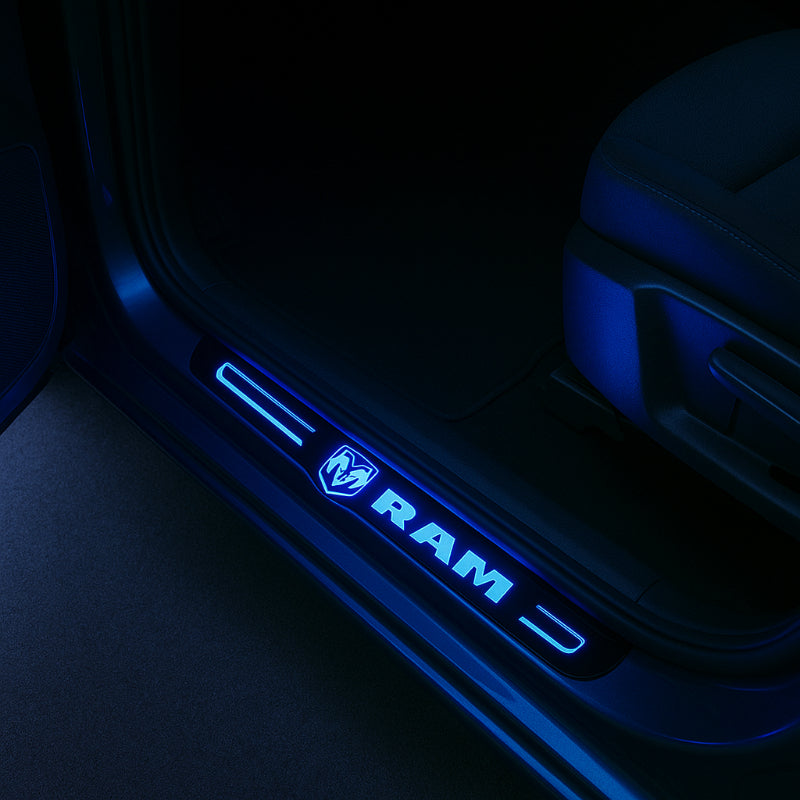 LED Illuminated Door Sills-Car Door Sills