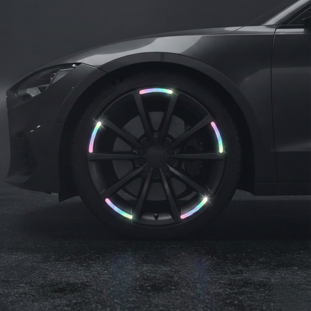 Reflective Car Stickers For Night Drive Safety And Vehicle Visibility