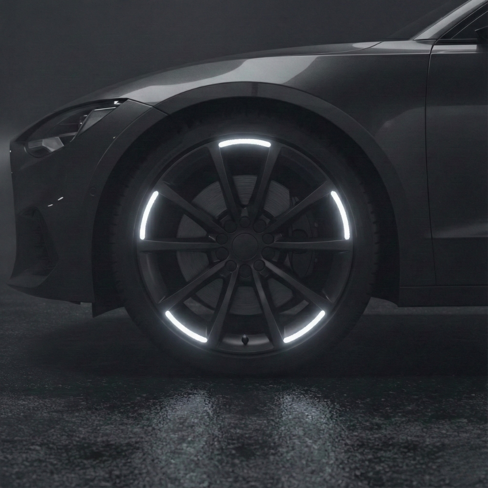 Reflective Car Stickers For Night Drive Safety And Vehicle Visibility