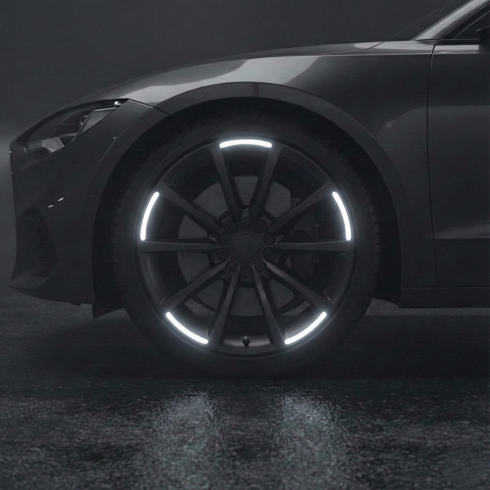 Reflective Car Stickers For Night Drive Safety And Vehicle Visibility