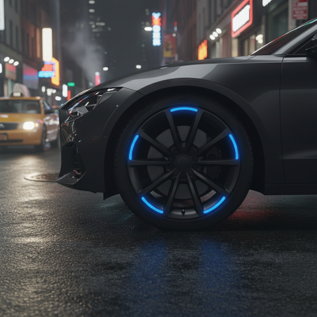 Reflective Car Stickers For Night Drive Safety And Vehicle Visibility