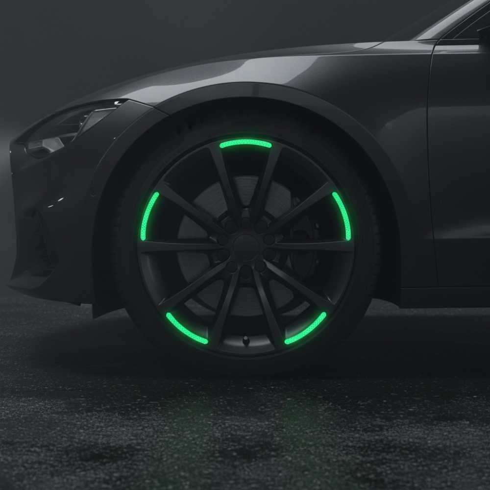 Reflective Car Stickers For Night Drive Safety And Vehicle Visibility