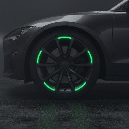 Reflective Car Stickers For Night Drive Safety And Vehicle Visibility