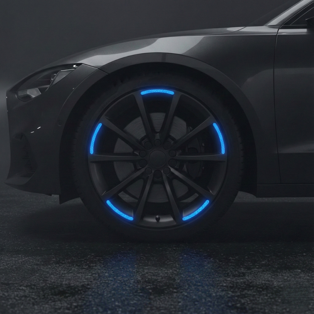 Reflective Car Stickers For Night Drive Safety And Vehicle Visibility